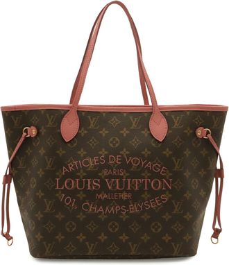 Louis Vuitton Rose Velours Monogram Canvas Pvc Coated Canvas Shoulder Bag Tote Bag (Pre-Owned)