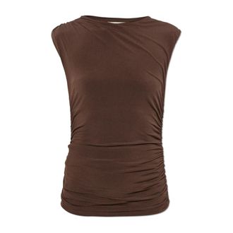 Gestuz Gzsaily Top - Dames - Tops zonder mouwen - Bruin - L - Polyester - Tops