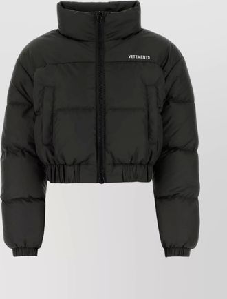 VETEMENTS jacket short padded hem elasticated