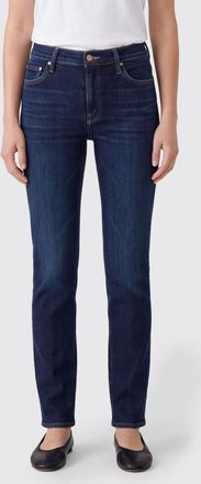Mother Rascal Skimp Mid-Rise Skinny Jeans in stretch denim