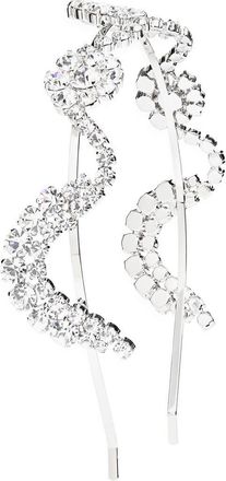 Simone Rocha Scalloped Sepal Crystal Headband at Nordstrom