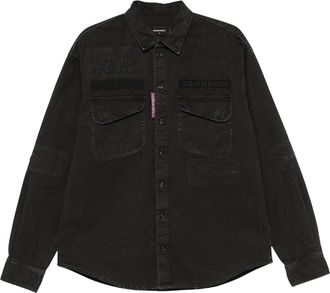 Dsquared2 Black Relaxed Shirt