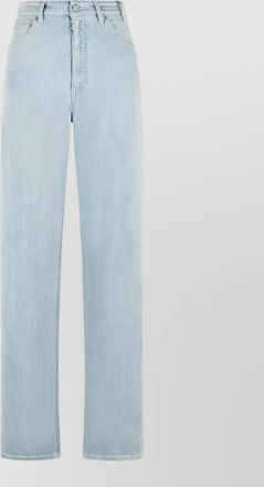 Maison Margiela cotton denim jeans light wash five pocket