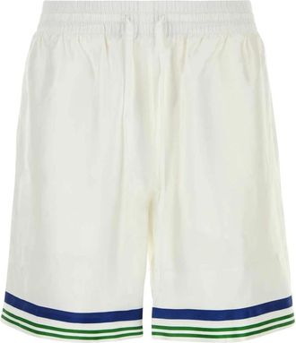 Casablanca Tennis Mascot Drawstring Shorts - Heren - Korte sportbroeken - Wit - XL - Fitness