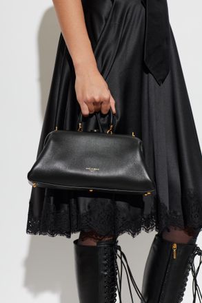 Dolce & Gabbana Leather Handbag Grandma, Womens, Black