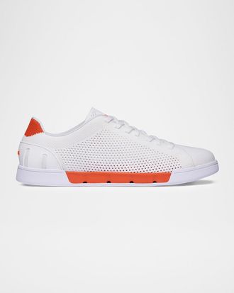 Swims Men & apos;s Breeze Tennis Knit Low-Top Sneakers