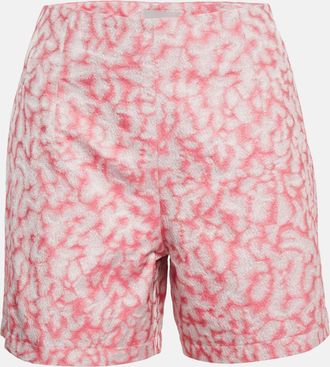 Ingie Paris Pink Lurex Jacquard Shorts