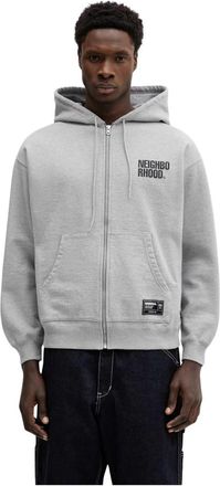 Neighborhood Classic Sweat Zip Hoodie - Heren - Vesten met rits - Grijs - L - Katoen - Hoodies & sweatvesten