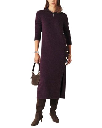 BA&SH Ba&Sh Doree Wool & Alpaca-Blend-Blend Dress