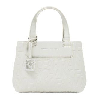 A|X Armani Exchange Small Shopper Bag - Dames - Handtassen - Wit - ONE Size - Polyester - Tassen