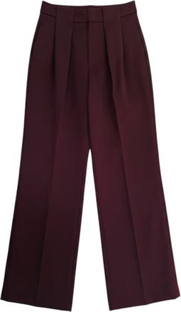 Dondup Lucia Chino Broek - Dames - Broeken - Rood - Maat: S Zijde