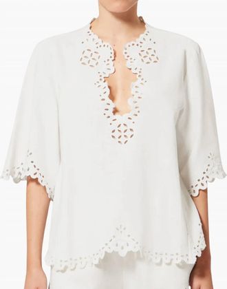 Isabel Marant Shana Top In White