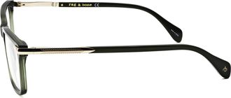 Rag & Bone RNB70431ED54 Green Acetate & Metal Eyeglasses