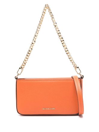 Michael Kors Bryant cross body bag - women - Calf Leather - One Size - Orange