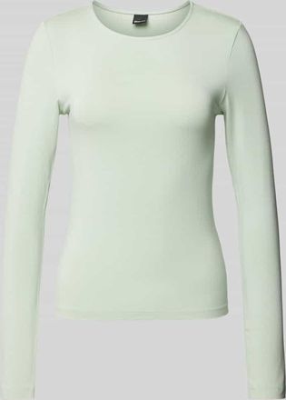 Gina Tricot Longsleeve mit Rundhalsausschnitt in Mint, Gr&ouml;&szlig;e S