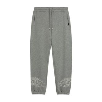 Marcelo Burlon Sweatpants, male, Gray, Size: L Sweatpants Mancotone