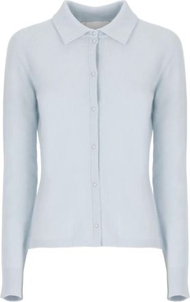 VANISÉ Cardigan con bottoni - Blu