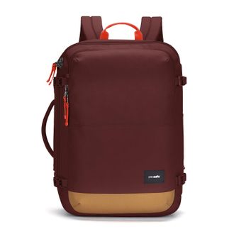 Pacsafe Go Anti Theft 34l Carry-on Backpack, Garnet Red, One Size, Go Anti Theft 34l Carry-on Backpack
