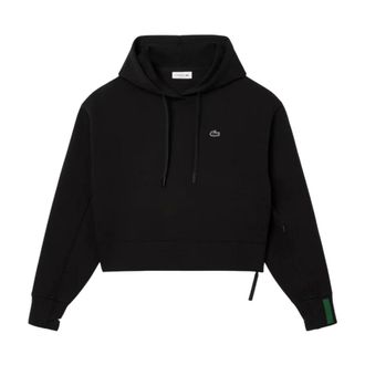 Lacoste Hoodies, female, Black, Size: 2XL maglieria e felpe poliestere