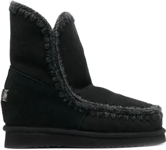 Mou Eskimo faux fur-lined boots - women - Rubber/Calf Leather/Calf Leather - 38 - Black