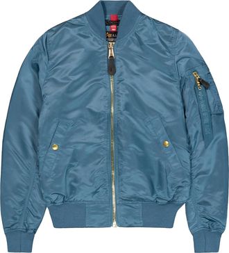 Alpha Industries Bomberjacke ALPHA INDUSTRIES MA-1 VF Light W, Damen, Gr. XS, blau (vintage marine), Obermaterial: 100% Nylon, Futter: 100% Nylon, Jacken Bomberjacke