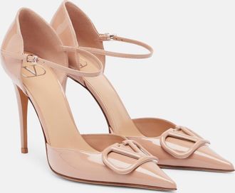 Valentino Garavani VLogo 100 patent leather pumps
