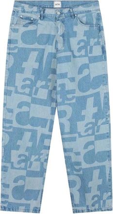 Arte Denim Allover Broek - Heren - Slim Fit Jeans - Blauw - W34 - Denim - Jeans