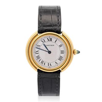 Cartier Pre-owned Cartier Vendome Automatic White Dial Ladies Watch 78091
