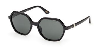 Skechers SE00171 Polarized 01R Womens Sunglasses Black Size 55