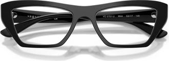 Vogue Eyewear Vo 5701U Optisch Montuur - Dames - Brillen - Zwart - 53 MM - Accessoires