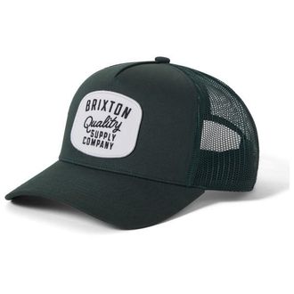 Brixton Hubal Curved Netplus Medium Profile Trucker Hat Cap f&uuml;r Herren | schwarz