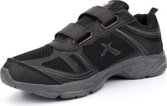 Generic Mens Touch Fastening Trainers Mens Super Lightweight Trainers Mens Memory Foam Trainers Mens Casual Trainers Mens Shoes Mens Lightweight Shoes Black S