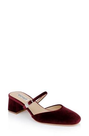Badgley Mischka Valarie Mary Jane Mule in Wine Velvet at Nordstrom Rack, Size 7.5
