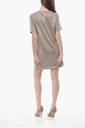 Giuseppe Di Morabito Tubino Straight Fit con Cristalli All-Over Giuseppe Di Morabito