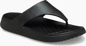 Crocs Womens Getaway Triangle Flip Womens Sandals - Black - Size: 7