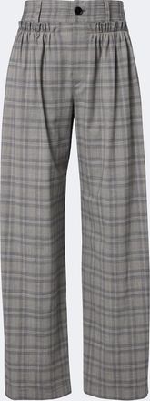 Isabel Marant Mayera checked wool-blend wide-leg pants
