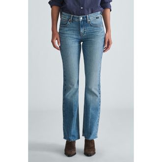 Mavi Vicky Mid Rise Bootcut Jeans in Mid Shaded Classic B at Nordstrom, Size 25 X 32