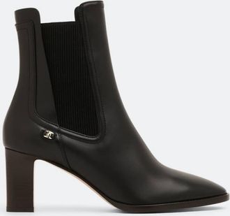 Ferragamo Ferragamo Toren Vara Chain Ankle Boots, Size 7 C