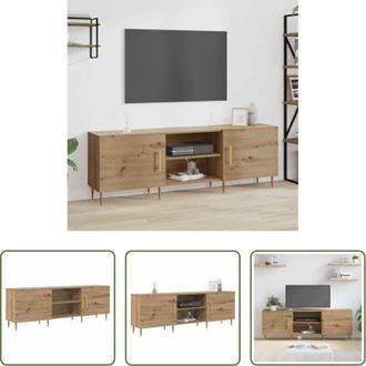 vidaXL TV mobile - Mobile TV rovere artigianale 150 x 30 x 50 cm Legno multistrato