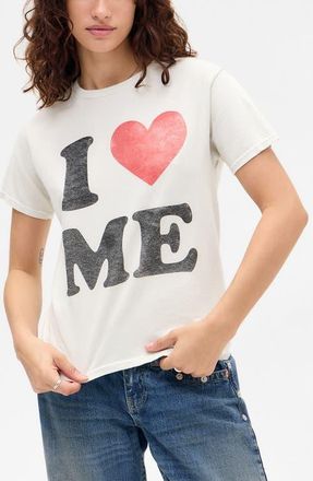 BDG I Heart Me Relaxed Graphic T-Shirt in White at Nordstrom, Size X-Small