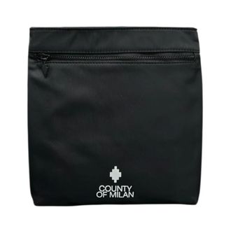 Marcelo Burlon Messenger Bags, male, Black, Size: ONE SIZE Shoulder Bag