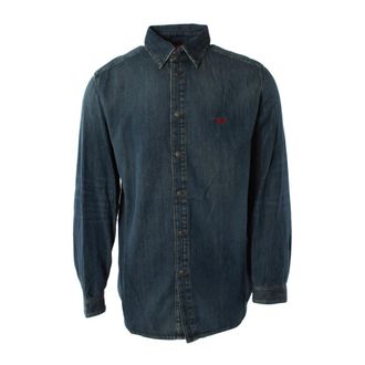 Diesel Simply Camicia - Heren - Spijkeroverhemden - Blauw - XL - Katoen - Overhemden