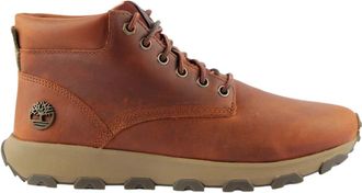 Timberland Winsor Park Mid Lace Sneaker - Heren - Veterlaarzen - Bruin - 43 1/2 EU - Leer - Schoenen