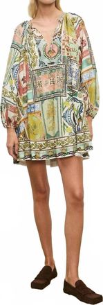 Alemais Tommasina Mini Dress In Multi