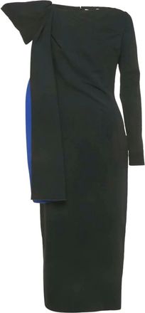 Roksanda Ilincic Abito midi Margarida - Nero