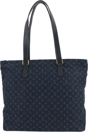 Louis Vuitton Tst Blue Monogram Mini Handbag Tote Bag (Pre-Owned)