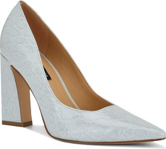 Nine West Tamant Pointed Toe Pump in Light Blue at Nordstrom, Size 9