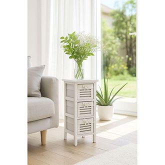 Regalos Miguel Muebles Auxiliares - Cajonera Estrecha Kirota 3 Cajones