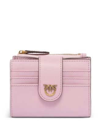 Pinko birds leather card holder
