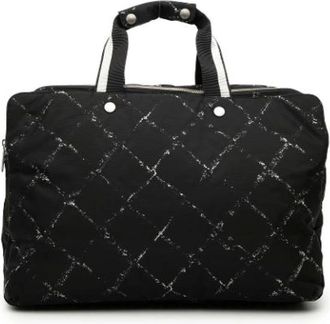 Chanel Pre-owned Nylon Weekend Bag - unisex - Vintage Weekendtas - Zwart - ONE Size - Nylon - Vintage